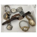 8 Vtg. Mens Wrist Watches