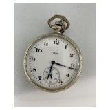 Elgin Art Deco Gold Filled Mens Pocket Watch