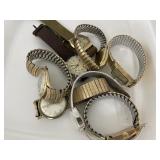 8 Vtg. Mens Wrist Watches