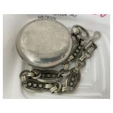 Waltham P.S. Bartlett Coin Silver Pocket Watch