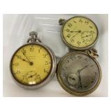 3 Vtg. Pocket Watches