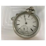 Rockford Coin Silver Pocket Watch