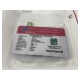 5.25 Ct. Emerald Natural GGL Cert.