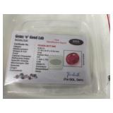 6.8 ct Ruby Natural GGL Cert.
