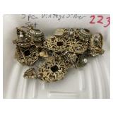 5 Pc. Vintage Silver Set