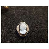 Antique 14K Cameo Art Deco Ring