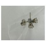 14K Diamond Solitaire Earrings