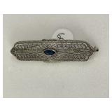10K Filigree Bar Pin
