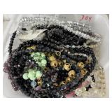 20 Pc. Crystal & Glass Bead Jewelry