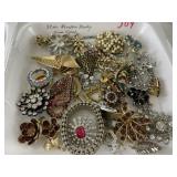 34 Pc. Rhinestone Jewelry