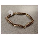 14K Cheetah Print Bracelet