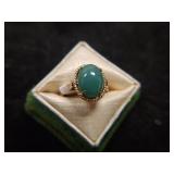 10K Jade Ring