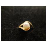 14K Pearl Ring