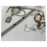 5 Pc. Art Deco Filigree Jewelry