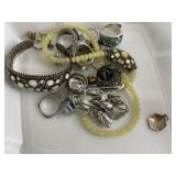 18 Pc. Sterling Silver Jewelry