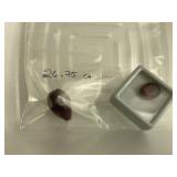 2 Rubies- 26.75 ct & 7.9ct.