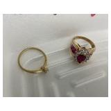 2- 10K Rings