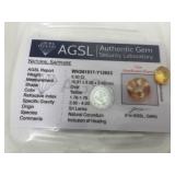 5.3ct Yellow Sapphire