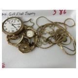 11 Pc. Gold Filled Jewelry & Watches