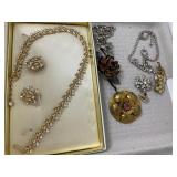 10 Pc. Rhinestone Jewelry