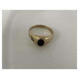 10K Onyx Ring