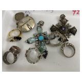 8 Pc. Designer Sterling, etc.