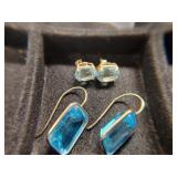 2 Pr. 14K Blue Stone ERR