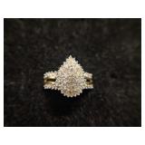 10K Diamond Ring