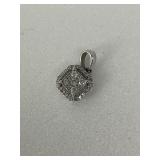 10K Diamond Pendant