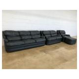 4 Pc. Blue/ Green Living Room Set