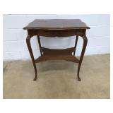 Shaped Top Side Table