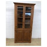 Oak Corner Cabinet
