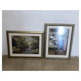 (2) Framed & Matted Prints