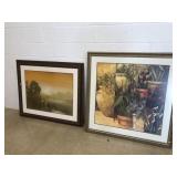 (2) Framed & Matted Prints