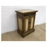 Paint Decorated 2-Door Cabinet
