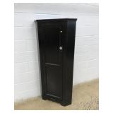 Black Painted Corner Cabinet
