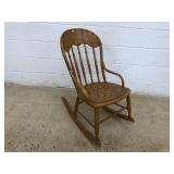 Pierced Wood Rocker