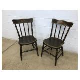 (2) Painted Chairs