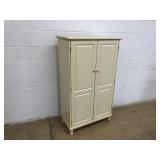 Modern 2-Door Cabinet with Interior Shelves