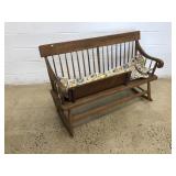 Antique Mammy Rocking Spinal Back Settee