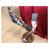 Whirligig Having Gentleman with Buck Saw