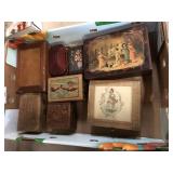 Selection of Six Various Bureau Boxes