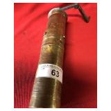 Vintage Foreign-Made Brass & Steel Pepper Grinder