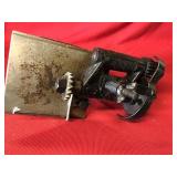 Vintage Hand-Crank Clamp-On Crimping Machine