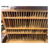 Vintage Wooden Ticket File Box