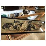 Picture Titled "A Yard of Cats"