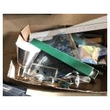 Box Lot of Stencils, Rulers, etc.