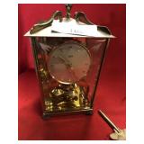 Schatz Brass and Glass Clock