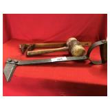 Chopper, Mallet and Shoe Sizer