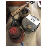 Vintage Heavy Brass Clanton and Lambert Torch and